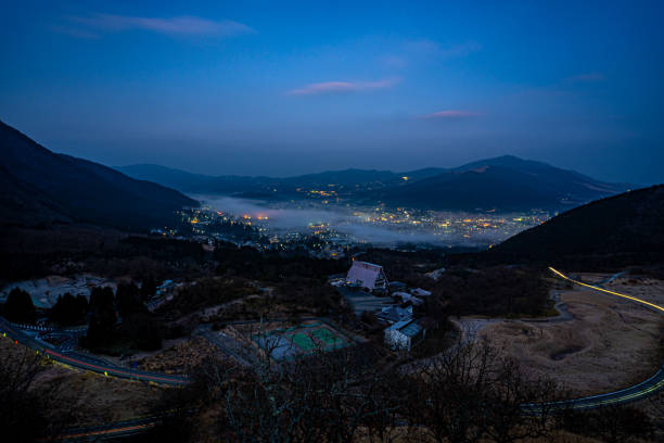 istock sunrise in mountain sagiridai, yufuin, japan 1206485580