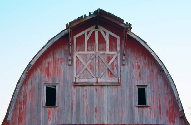 istock Old Red barn-Howard County Indiana 1206493510