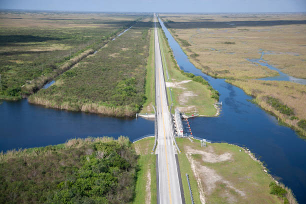 istock Aerial view of Tamiami trail 1206500203