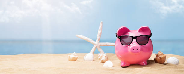 istock Piggy Bank With Black Sunglasses 1206507455
