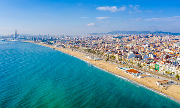 istock Badalona Spain Coast and Beach. Spain 1206509021