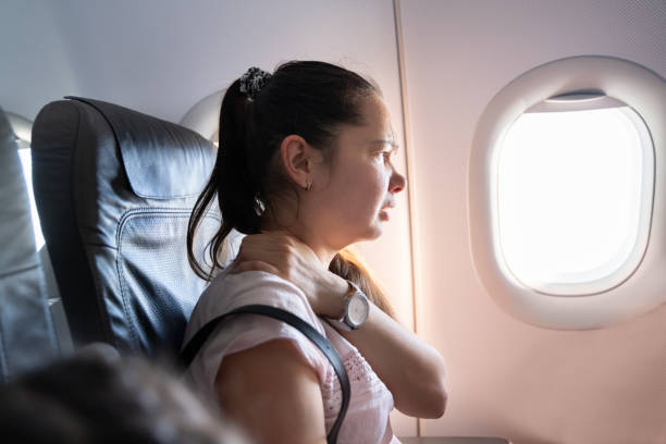 istock Woman With Neck Pain 1206509408