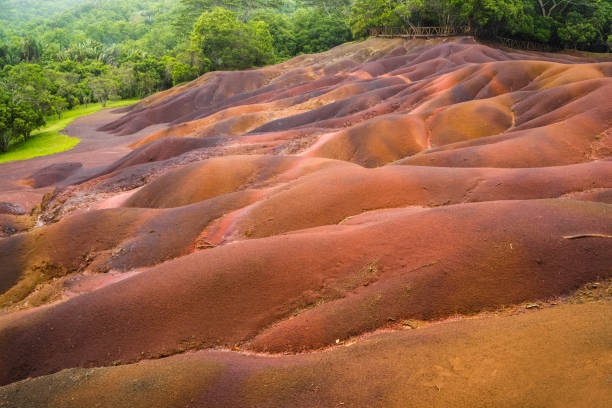 istock Seven Coloured Earth In Chamarel, Mauritius 1206509423