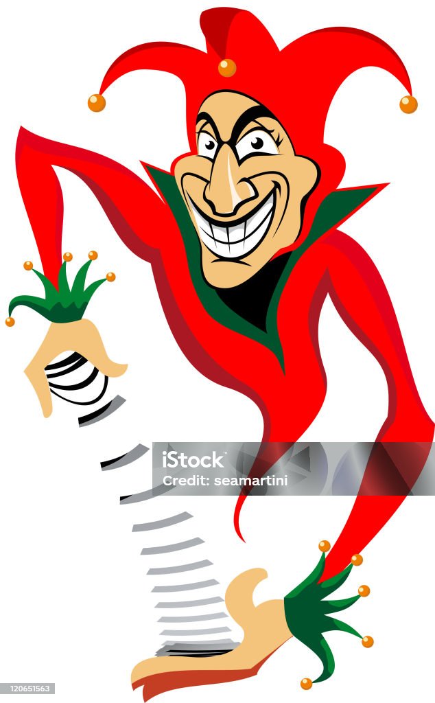 Funny Joker Stock Illustration - Download Image Now - Ace, Bizarre, Cartoon  - iStock