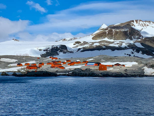 istock Scenic view of the Antarctic peninsula 1206517776