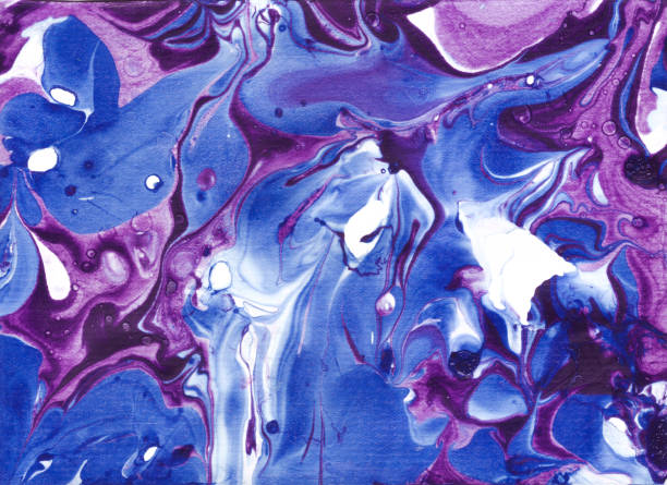 istock Blue Creative Graphic Material, Grunge Fabric . Indigo Colored Ink Fabrics, Acrylic Fluid, Teal Blue Watercolor . Ink Grunge Liquid Sprays 1206518675