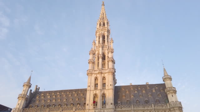 City Hall in Grand Place Square in Brussels, Belgium
