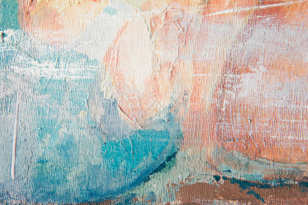istock Oil painting texture imitation 1206521034
