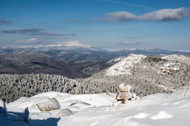 istock Panoramic view from Mount Chocorua summit in winter 1206524851