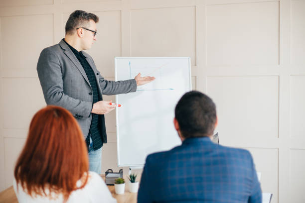 istock Business people team making presentation at office 1206526447