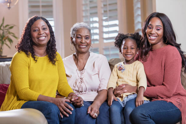 istock Four generation African-American family 1206533559