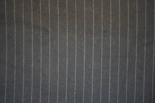 istock white strip on black color cloth 1206544857