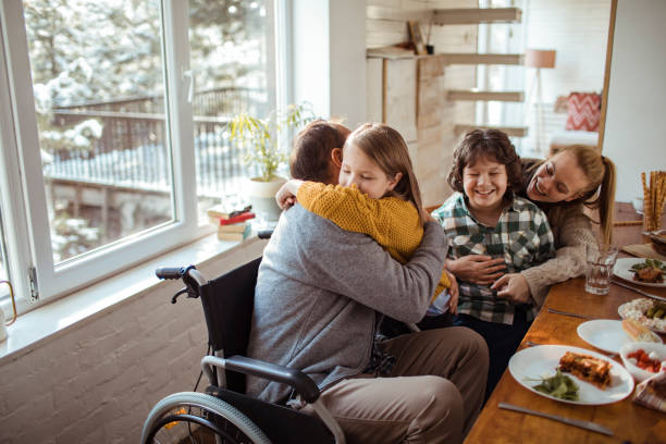 istock Cozy Family having a Meal 1206560037