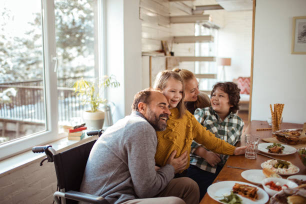 istock Cozy Family having a Meal 1206562900