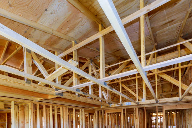 istock New residential home framing interior view construction new house 1206563816