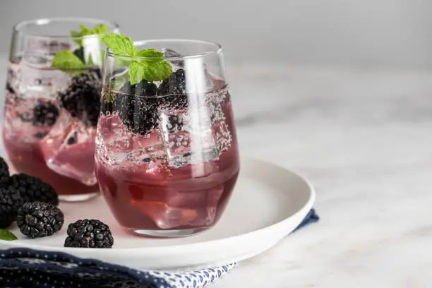 Berry Burlesque mocktail a refreshing summer drink