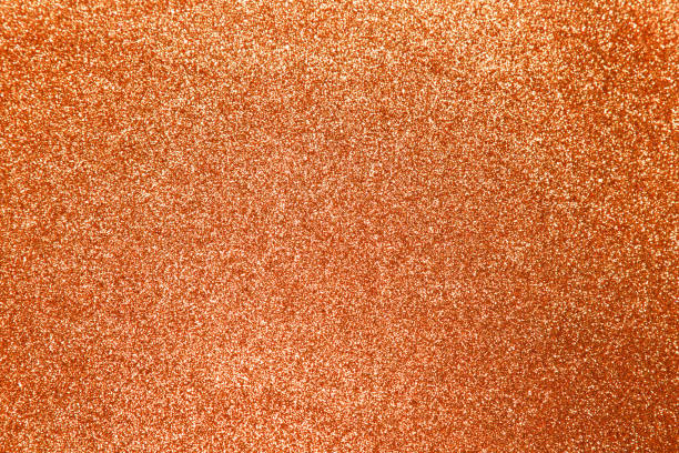 istock Orange glitter shiny texture background for christmas, Celebration concept 1206570203