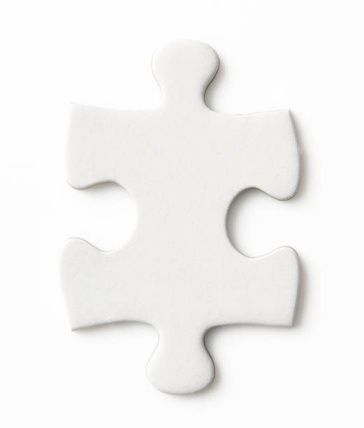 istock Isolated shot of blank jigsaw piece on white background 1206572514