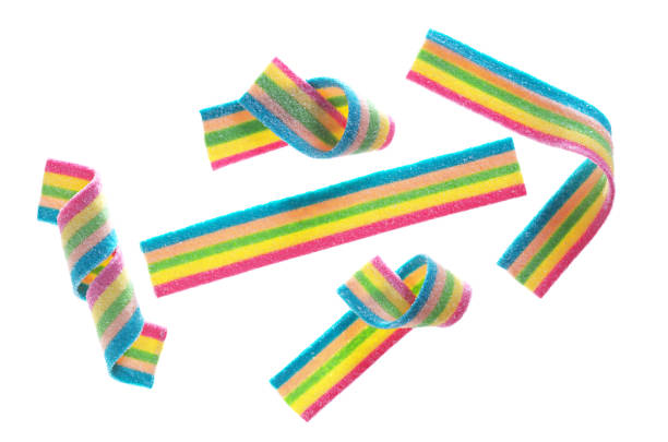 istock Colored strips of marmalade chewing sweets 1206581086