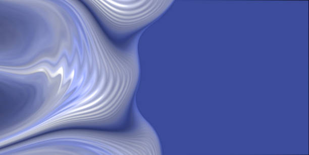 istock Abstract fractal gnarl pattern on a blue background 1206582686