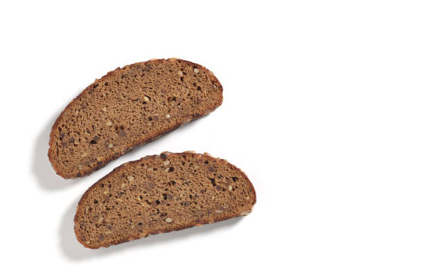istock Slices of black rye bread 1206586819