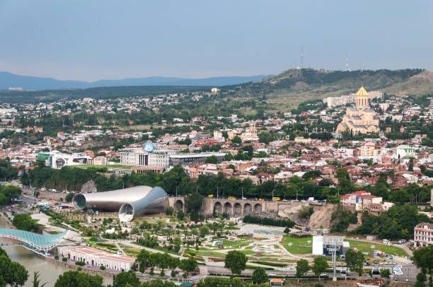 istock Beautiful panoramic view of Tbilisi, Georgia 1206588105