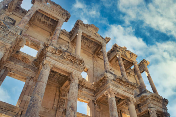 istock Ancient ruins at Ephesus in Turkey 1206590749