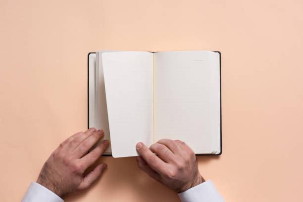 istock Opening a New Blank Page, Business Concept. 1206593949
