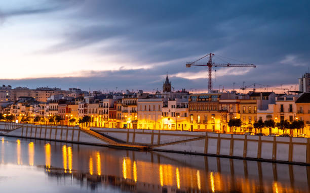 istock The Seville Skyline at Sunrise 1206594940