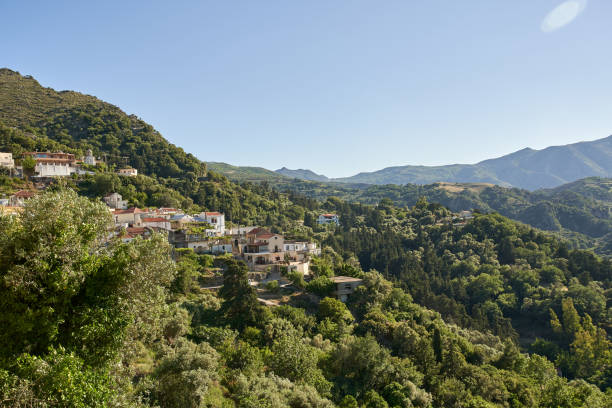 istock Southern crete village panorama, Greece 1206597149
