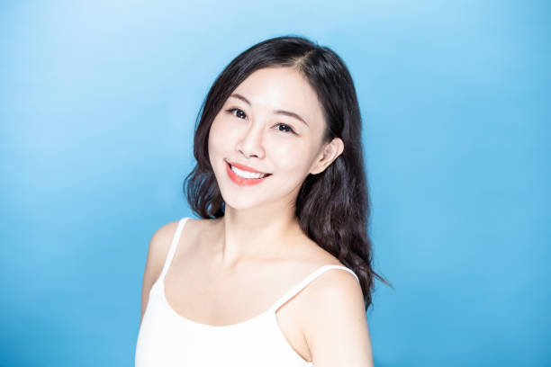 istock woman with health teeth 1206597348