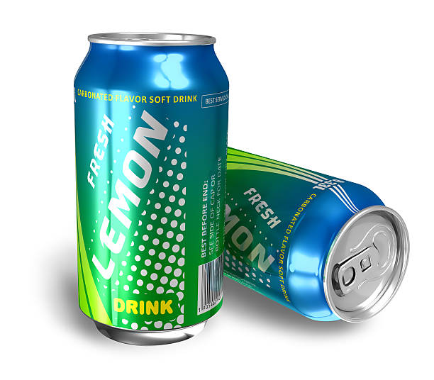 istock Lemon soda drinks in metal cans 120659763