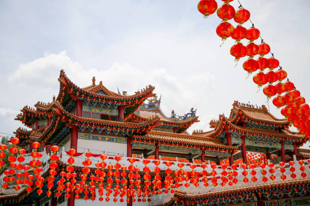 istock Lanterns in Thean Hou Temple 1206602324