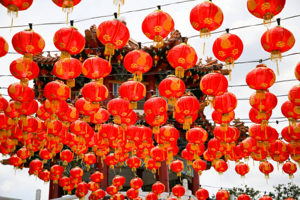 istock Lanterns in Thean Hou Temple 1206602444