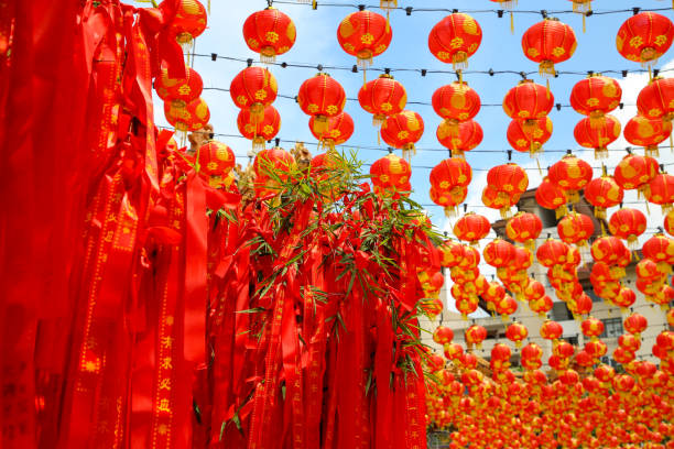 istock Lanterns in Thean Hou Temple 1206602480