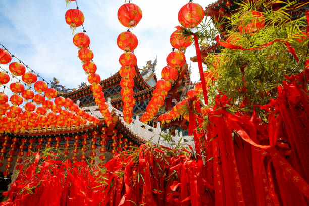istock Lanterns in Thean Hou Temple 1206602567