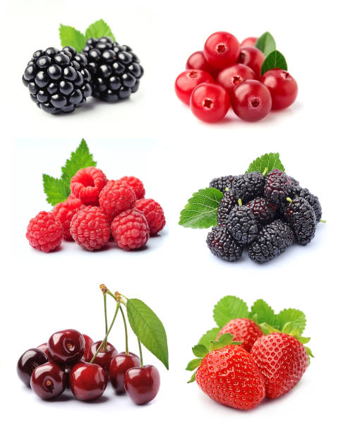 istock Collage of sweet berries. 1206605367