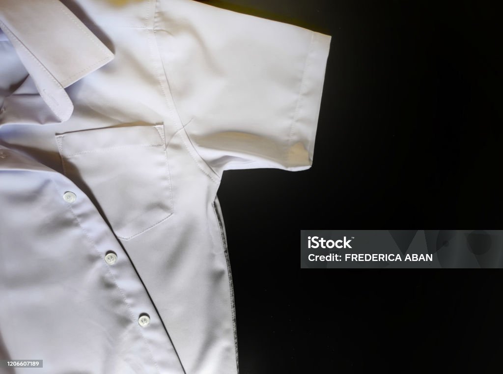 Inspirational and object A photo of white shirt as symbol to national white shirt day stock photo 1948 Stock Photo