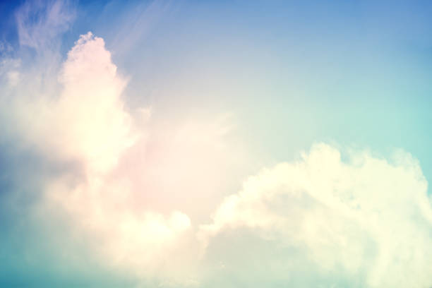 istock Blue sky with clouds. Abstract nature sky background. Aerial view. Sky texture. Abstract nature background 1206607838