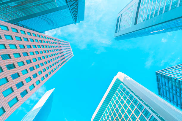 Scenery of the business district in Tokyo