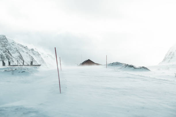 Lofoten Islands (Norway) in February.