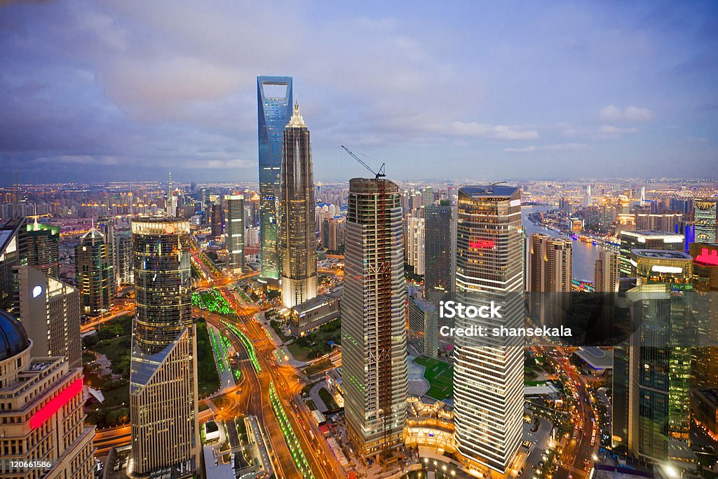 Xangai - Royalty-free Acender Foto de stock