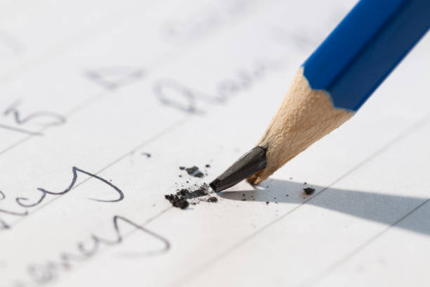 Broken pencil problem in exam, business meeting or interview