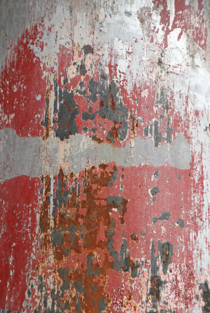 istock Stained old ruined metal surface 1206617174