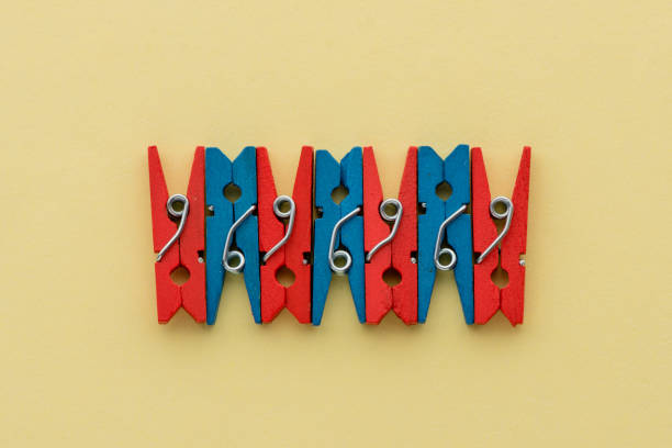istock Set of decorative clothespins 1206620256