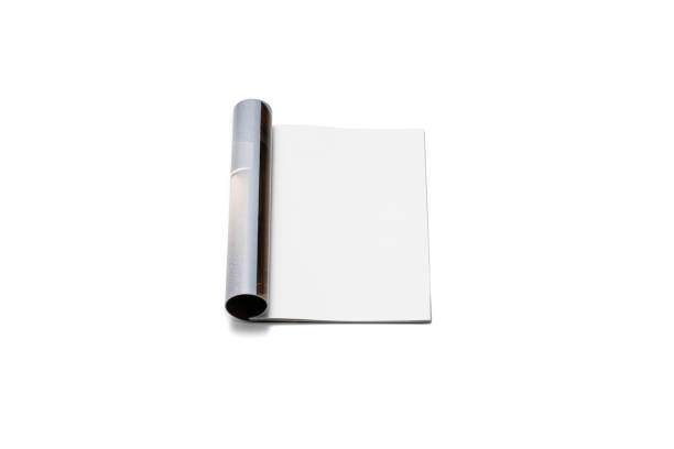 istock Mock-up magazine, newspaper or catalog isolated on white background. 1206622368