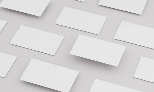 istock business cards top angle view 3d illustration 1206624417