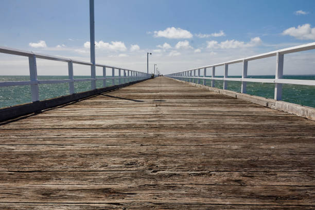 istock Wharf from a low Angle, in Hervey Bay, Queensland 1206624998
