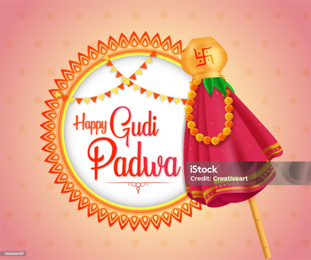 Gudi Padwa Festival Stock Illustration - Download Image Now - Gudi ...