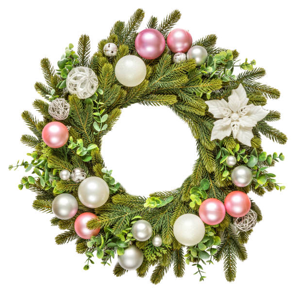 istock Traditional European Christmas wreath 1206627187